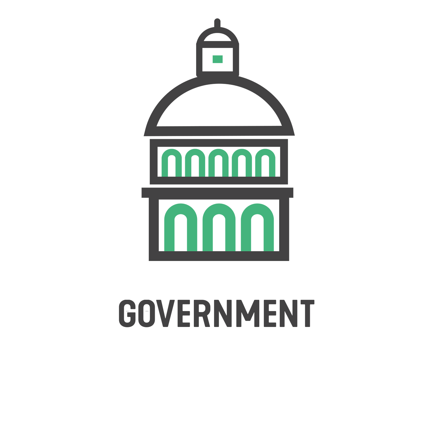 Government Icon for Workplace