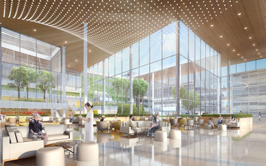 Hanzhong Xinghan Hospital Design Competition Healthcare Design SmithGroup China Architecture Interior Rendering