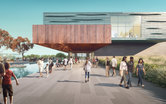 Gilcrease Museum Entry Rendering - SmithGroup