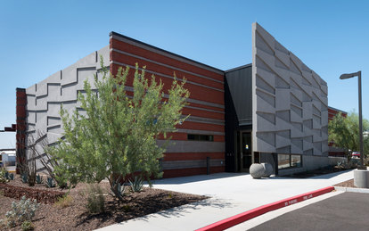 Salt River Pima Maricopa Indian Community Data Center exterior architecture Science and technology SmithGroup Scottsdale Phoenix Arizona