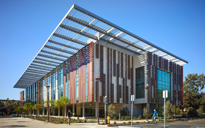 SmithGroup Los Angeles Science and Technology Architecture California Institute of Technology - Chen Neuroscience Research Building Los Angeles Exterior SmithGroup Architecture Science and Technology